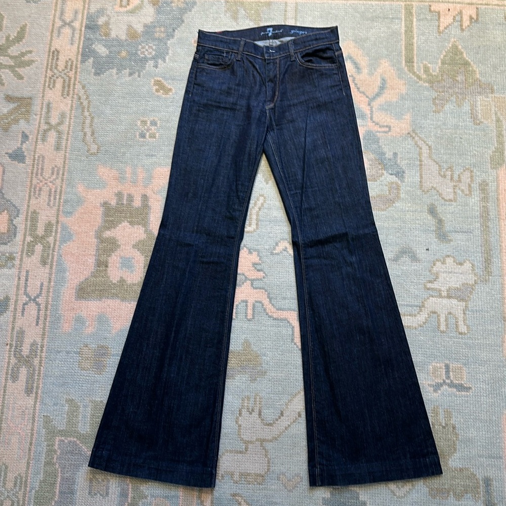 7 jeans Ginger in dark wash, size 27